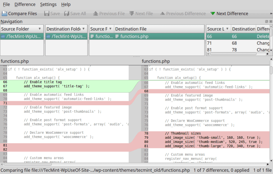 file comparison tool