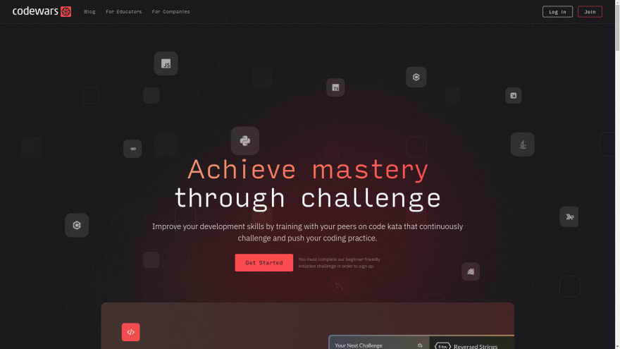 [Codewars](https://www.codewars.com/)