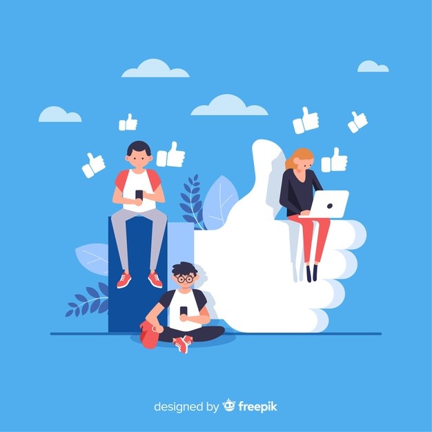 https://www.freepik.com/free-vector/young-people-with-thumb-like-symbol_4201940.htm