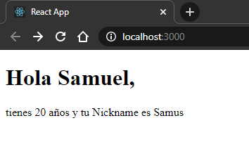 componentes dentro de un contenedor