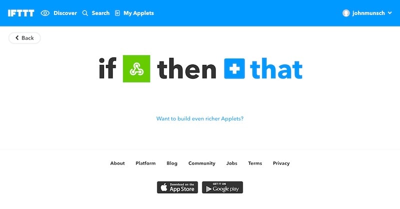 Finish the Applet