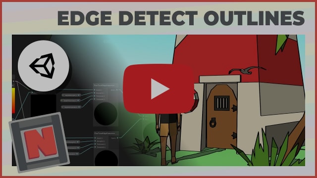 Toon Outlines in Unity URP with Shader Graph Using Sobel Edge Detection! | Game Dev Tutorial