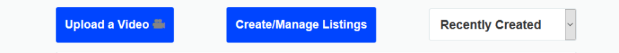 DEV upload video button