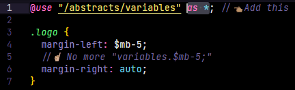 Styling with as *