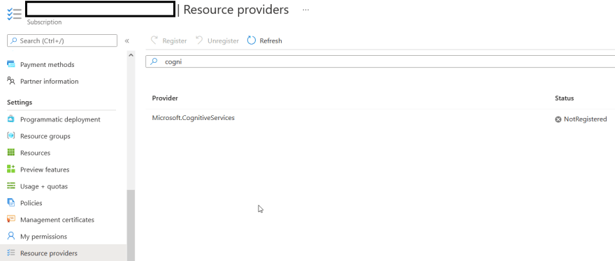 Resource providers