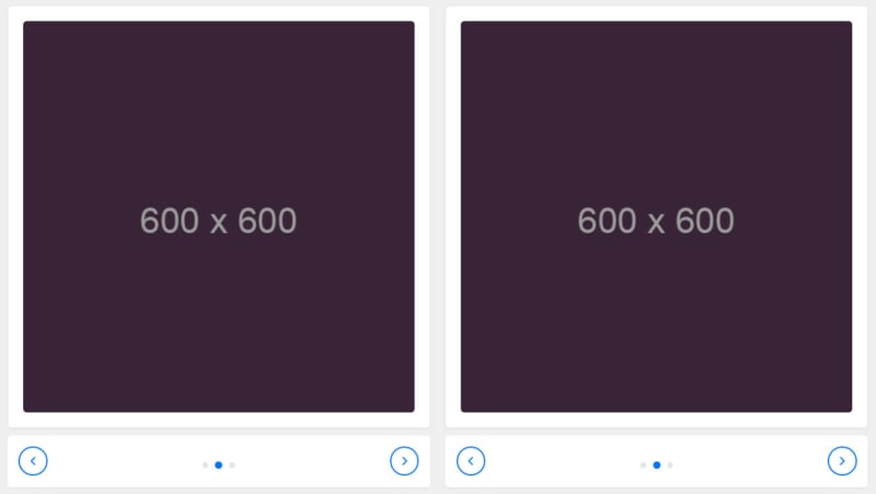 Responsive image carousel with automatic and manual navigation, built using React