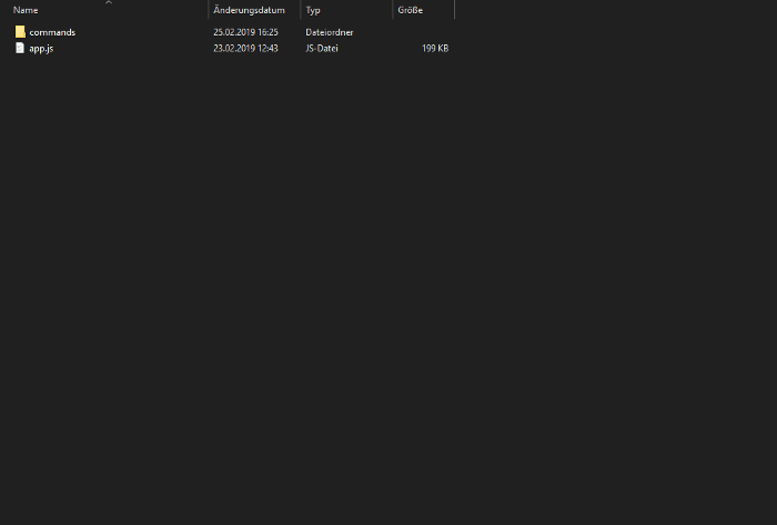 Your bot directory
