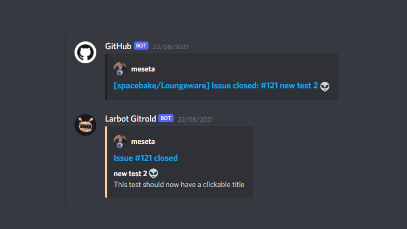 Discord git