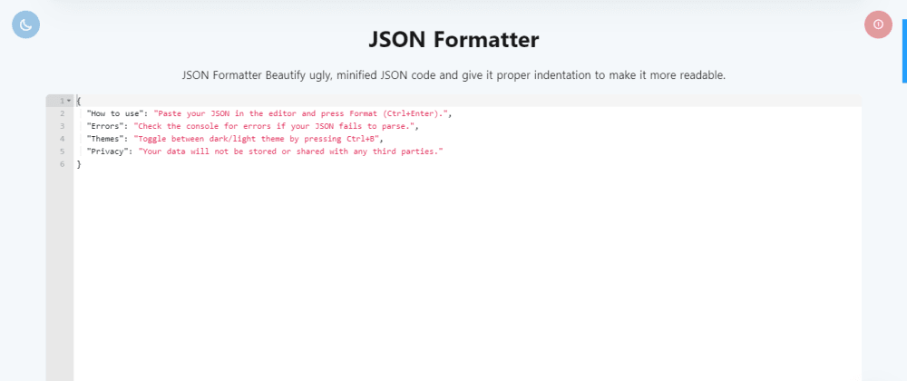 json beautify extension