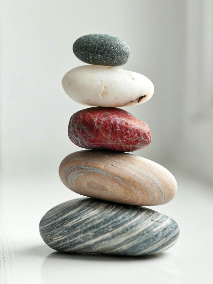 A stack of stones