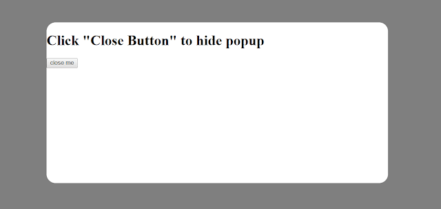 Create Simple Popup Example In React Application