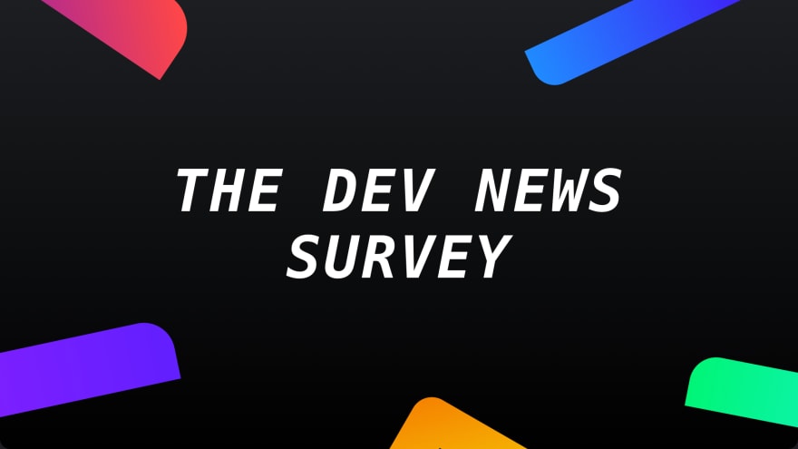 The Dev New Survey Poster