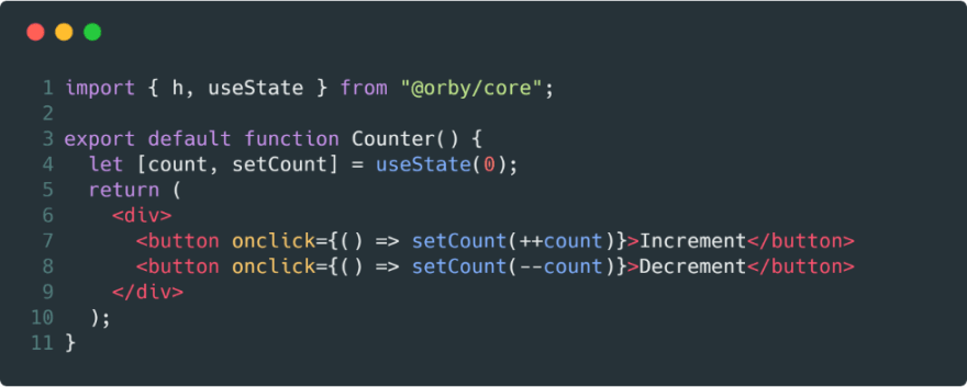 example code