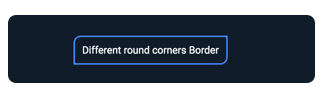 Flutter Border radius