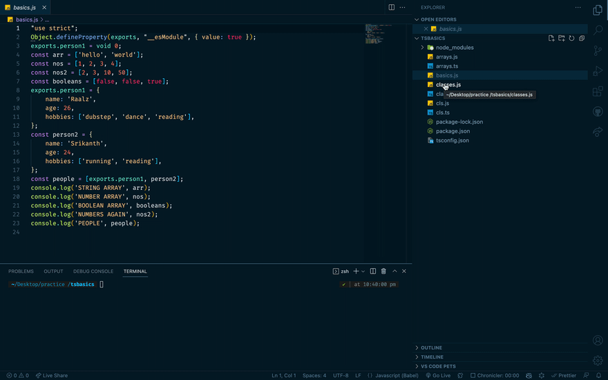 Default behaviour where every file opens in the same tab in preview mode and not in a new tab
