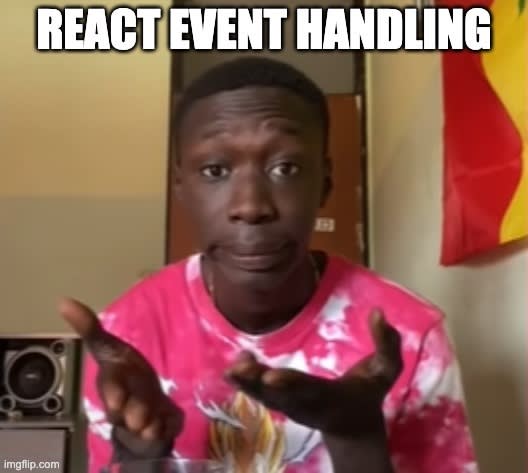 React Event Handling