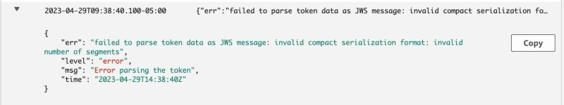 Failure Cloudwatch