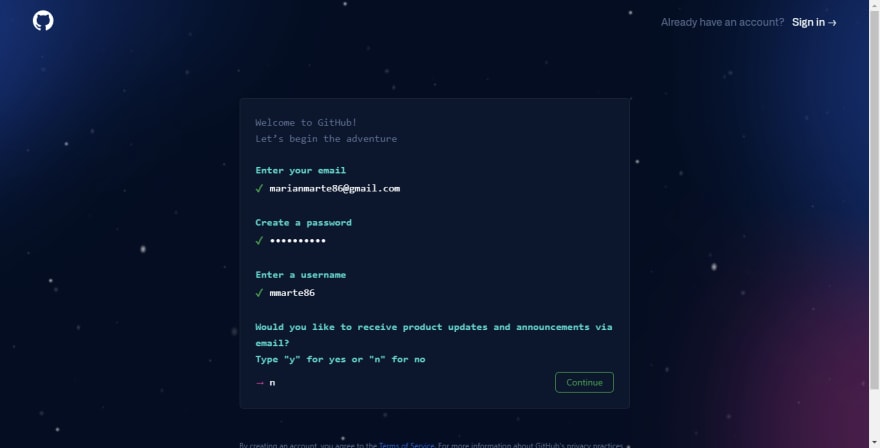 GitHub Sign in