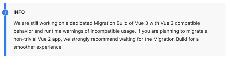 Vue 3 Migration Guide Announcement