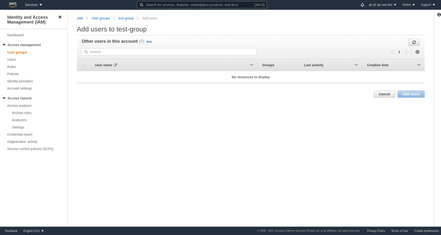 Add user to group