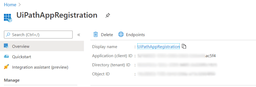 Azure App Registration