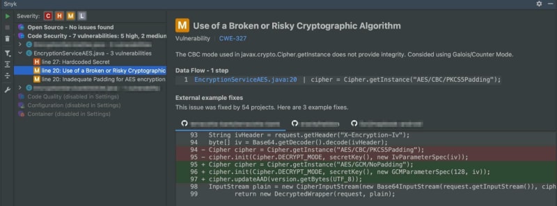 Snyk IntelliJ Plugin