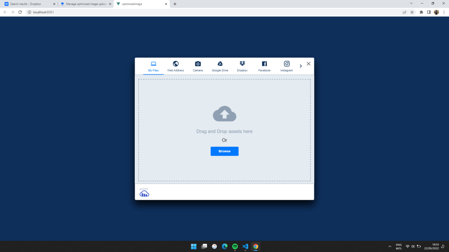 Cloudinary Upload Widget