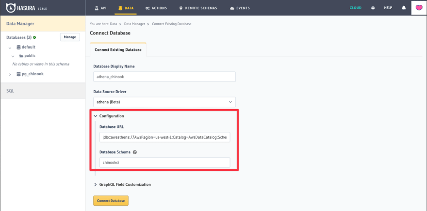 Introducing Instant GraphQL on Amazon Athena