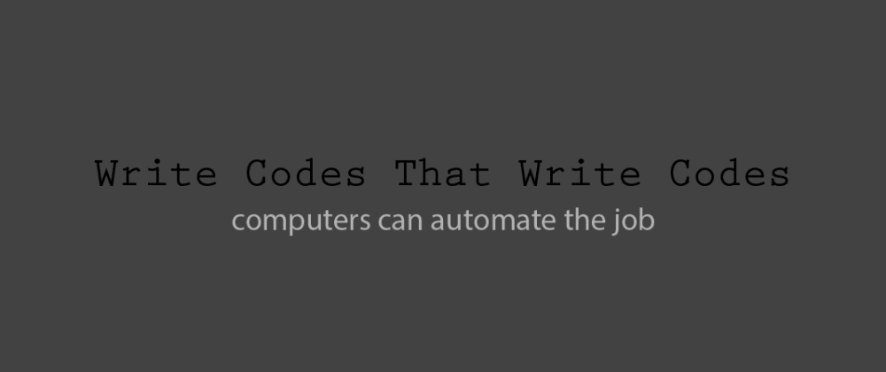 Cover image for Write Code That Writes Code