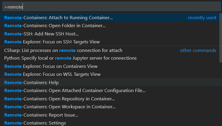 Running Container