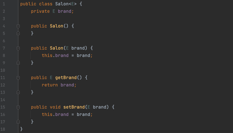 Constructor with generic