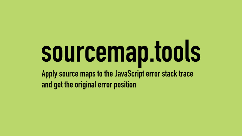 Sourcemap Tools