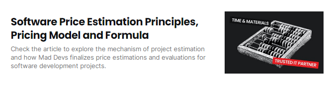 Software Price Estimation Principles, Pricing Model and Formula