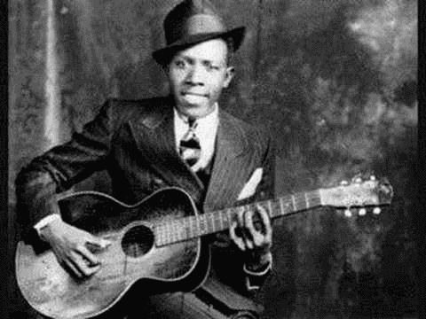 Pictures of Blues legends: Muddy Waters, Robert Johnson, and Son House