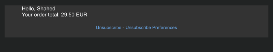 Email Sent
