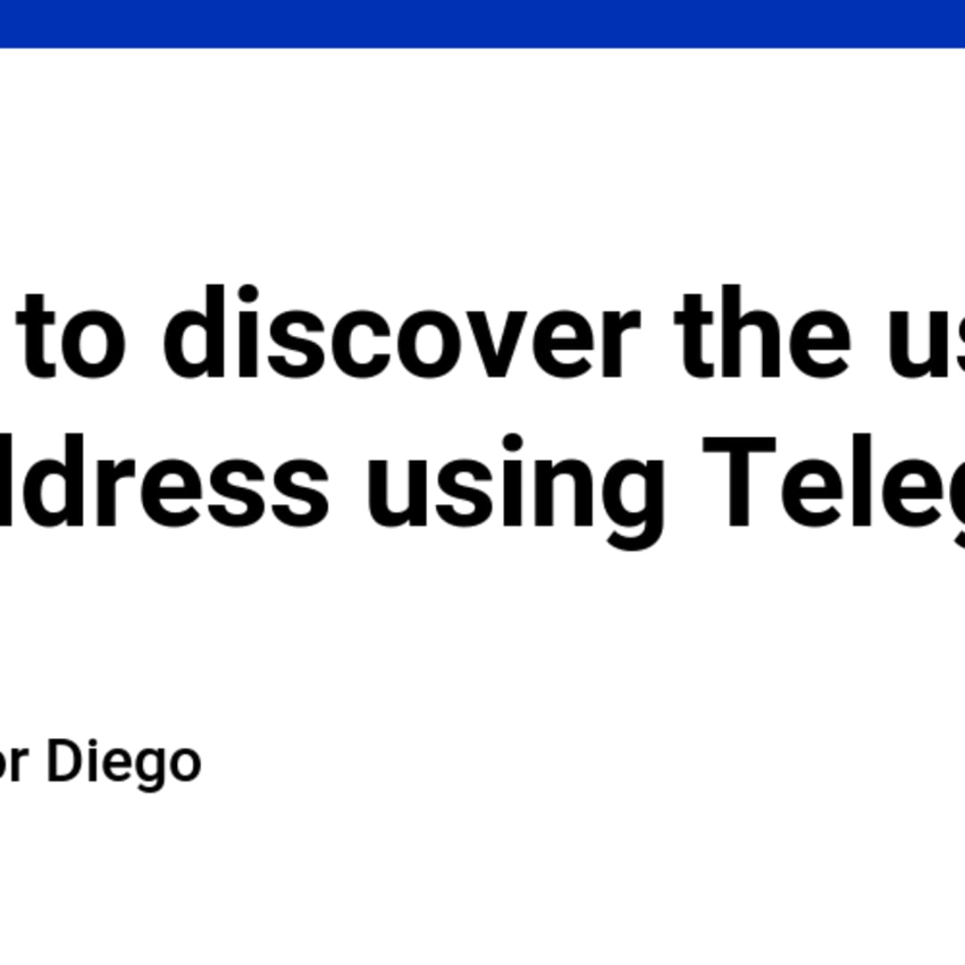 How to Find Someone's IP Address on Telegram in 2024 (IP Finder) - EarthWeb