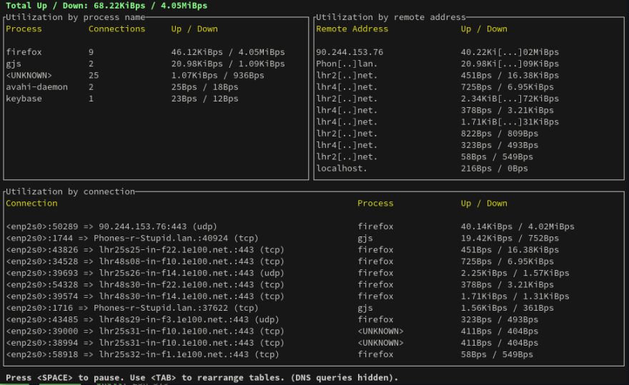 bandwhich-example-usage