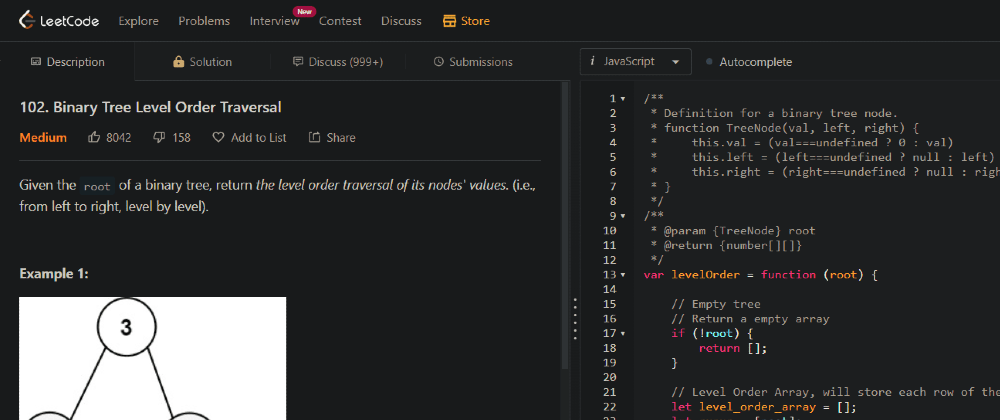 102. Binary Tree Level Order Traversal 🚀