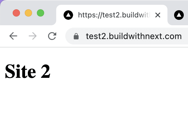 Next.js app running a multi-tenant architecture
