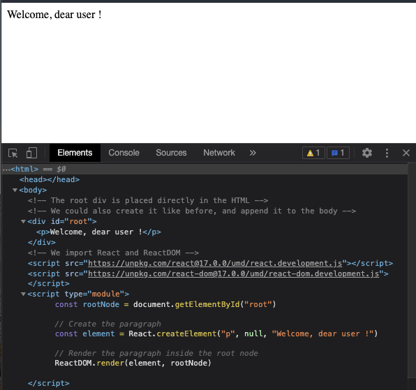 React APIs - output