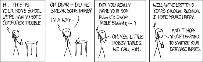 xkcd—Exploits of a Mom