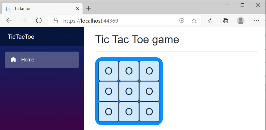 Realtime Blazor Tic-Tac-Toe game - Bot vs Multiplayer using signalR