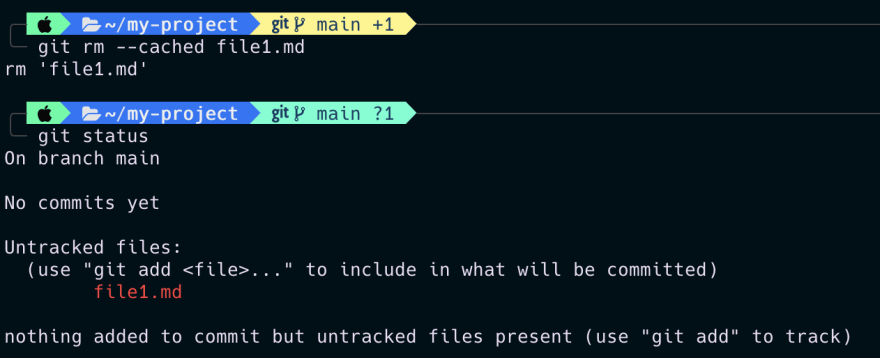 git remove