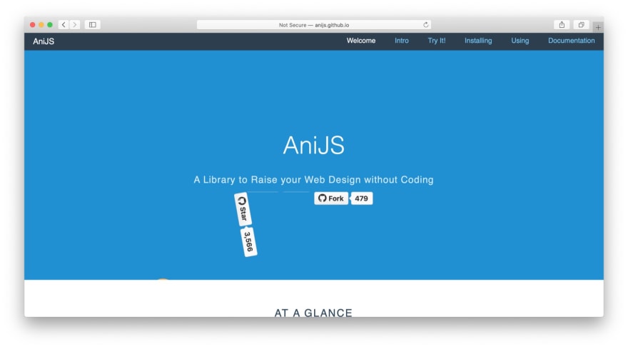 JavaScript libraries: AniJS