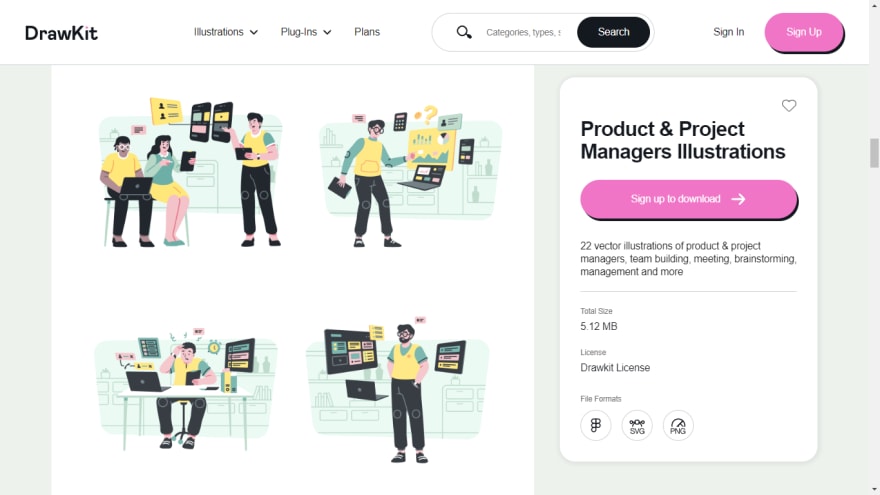 product_&_project_managers_free_illustrations