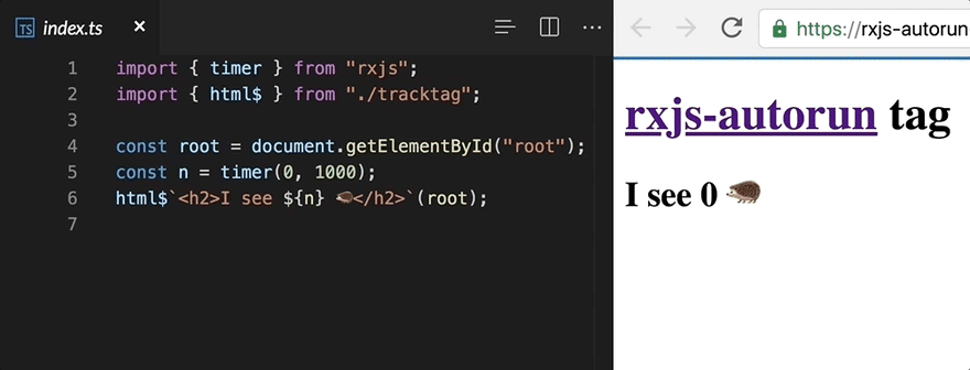 HTML tag combination