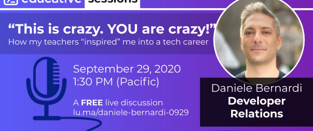 Cover image for "That is crazy. YOU are crazy!" with Daniele Bernardi of Twitter