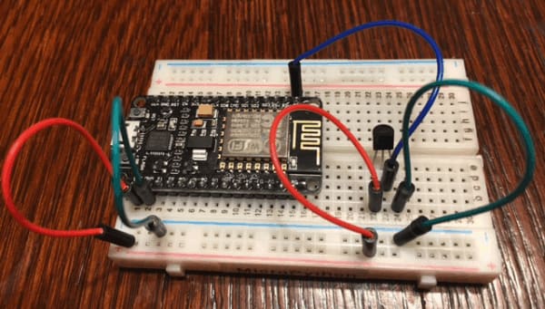 Temperature Sensor bread board