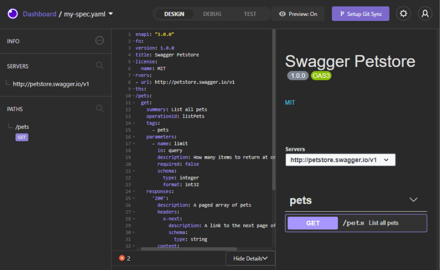 insomnia api design