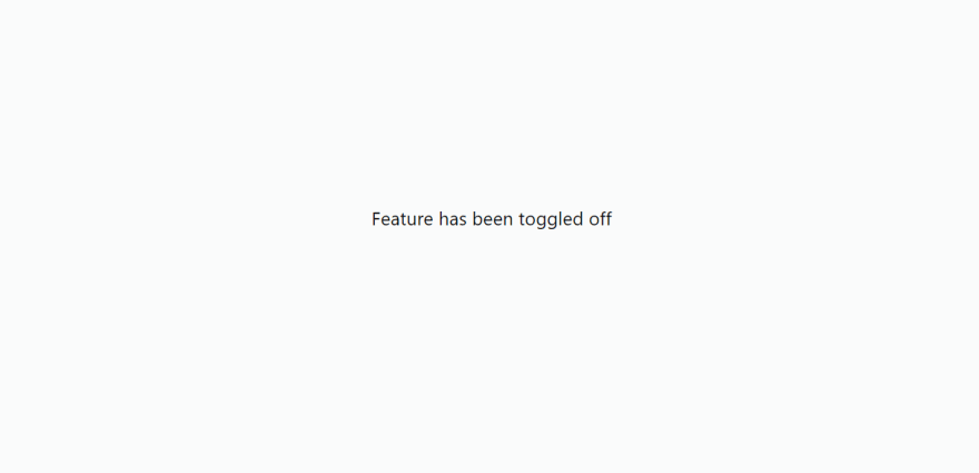 feature disabled